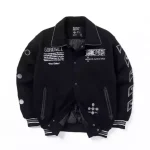 One Piece Black Gorosei Varsity Jacket