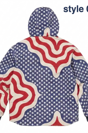 Supreme SS26 Flag Hooded Jacket