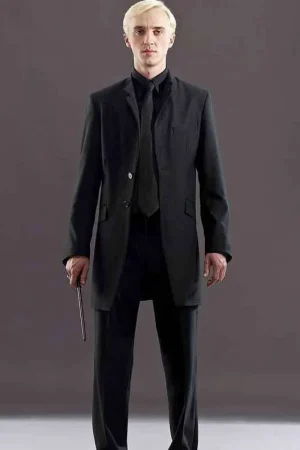 Draco Malfoy Black Suit