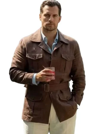 In the Grey 2026 Henry Cavill Brown Jacket