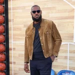 LeBron James Hustle Brown Jacket