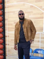LeBron James Hustle Brown Jacket