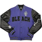 Ichigo Kurosaki Purple Varsity Jacket