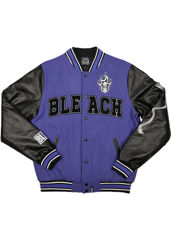 Ichigo-Kurosaki-Purple-Varsity-Jacket 1 Ichigo Kurosaki Purple Varsity Jacket