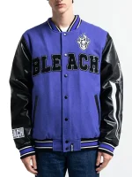 Ichigo Kurosaki Purple Varsity Jacket
