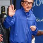 Jackie Chan Good Morning America Blue Jacket