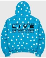 Justin Bieber Blue Spot Hoodie