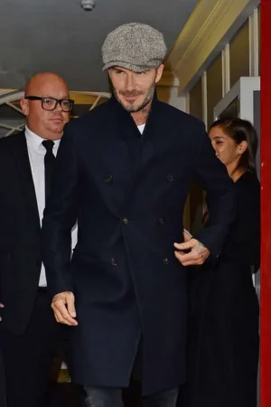 David Beckham LFW Show Trench Coat
