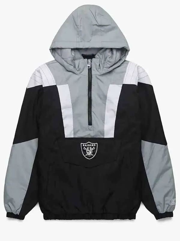 Las-Vegas-Raiders-Starter-Pullover-Jacket 1 Las Vegas Raiders Jacket