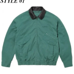 Leather Collar Utility Jacket