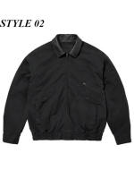 Leather Collar Utility Jacket