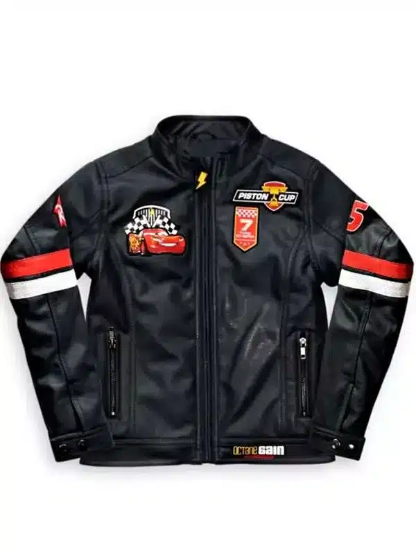 Lightning-Mcqueen-Piston-Cup-Racing-Leather-Jacket 1 Lightning Mcqueen Racing Jacket