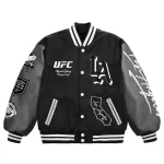 Los Angeles UFC 311 Black Varsity Jacket