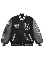 Los Angeles UFC 311 Black Varsity Jacket