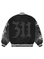 Los Angeles UFC 311 Black Varsity Jacket