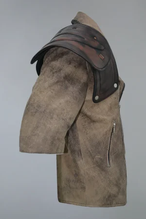 Mad Max 4 Fury Road Tom Hardy Distressed Leather Biker Jacket