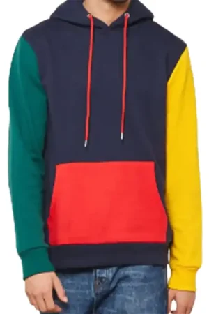 Mens Forever Color block Hoodie