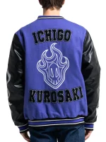 Ichigo Kurosaki Purple Varsity Jacket