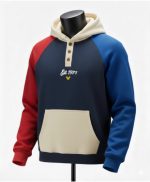 Mickey Mouse Collegiate Henley Hoodie