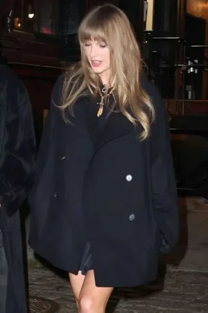 Taylor Swift NYC 2025 Black Winter Coat