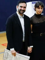 Zohran Mamdani Election Day Black Blazer