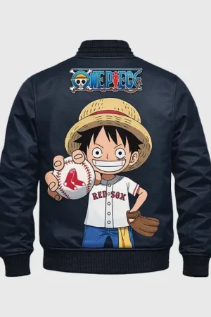 One Piece Red Sox Varsity Jacket