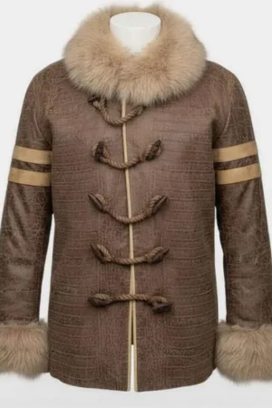 Usopp One Piece S02 Shearling Leather Coat