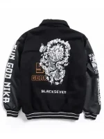 One Piece Black Bomber Jacket