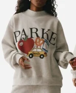 Parke New York Graphic Mockneck Sweatshirt