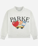 Parke New York Graphic Mockneck Sweatshirt