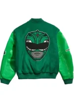 Power Rangers Green Varsity Jacket - Image 2