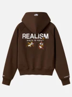 Realism x Disney Chip ‘n Dale Mocha Brown Hoodie