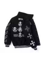 One Piece Black Gorosei Varsity Jacket