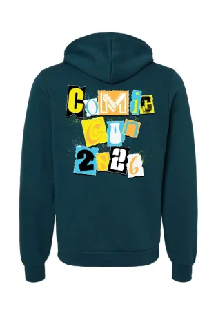 San Diego Comic Con Grey Magazine Pullover Hoodie