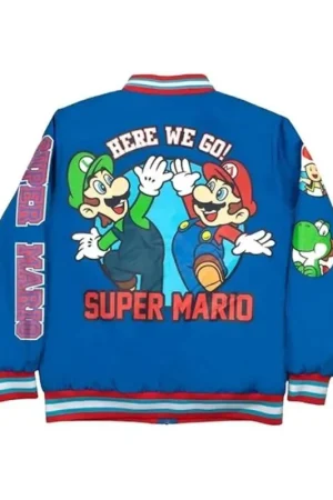 Super Mario Blue Bomber Jacket