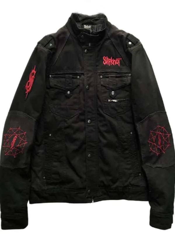 Slipknot-Corey-Taylor-Black-Cotton-Jacket 1 Slipknot Corey Taylor Jacket