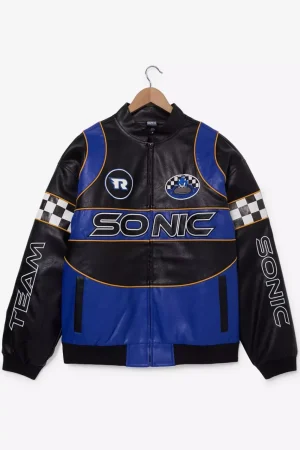 Sonic The Hedgehog Leather Jacket