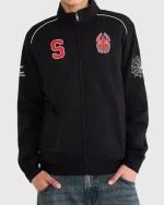 Spider-Man 2026 Black Track Jacket