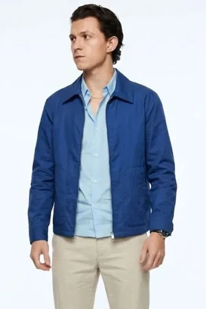 Tom Holland Blue Jacket