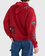 Spider-Man Comic Boxy Red Hoodie