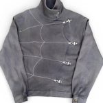 Spider Web Grey Fireman Clasp Grey Jacket