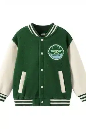 Star Wars The Mandalorian and Grogu Varsity Jacket