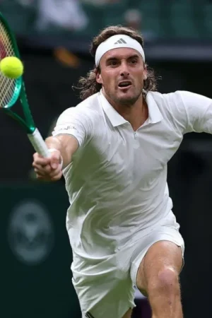 Stefanos Tsitsipas Championships Wimbledon 2026 Polo Shirt