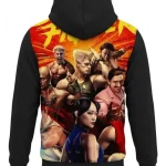 Street Fighter Movie Black Hoodie