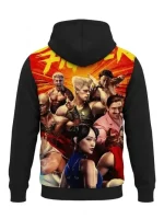 Street Fighter Movie Black Hoodie