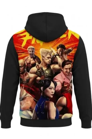 Street Fighter Movie Black Hoodie