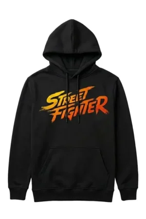 Street Fighter Movie Black Hoodie