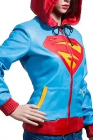 Supergirl Cosplay Leather Jacket