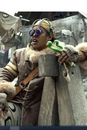 Usopp One Piece S02 Shearling Leather Coat