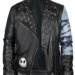 The Nightmare Before Christmas Studded Leather Jacket